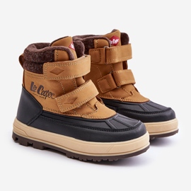 Isolerade snöstövlar för pojkar Lee Cooper LCJ-23-01-2059 Camel brun 1