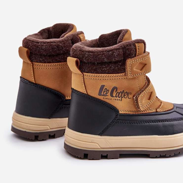 Isolerade snöstövlar för pojkar Lee Cooper LCJ-23-01-2059 Camel brun 2