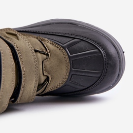 Lee Cooper isolerade snöstövlar för pojkar LCJ-23-01-2058 Grön 4