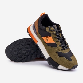 Isolerade sneakers för män Lee Cooper LCJ-24-03-3007 Grön 2