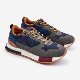 Isolerade sneakers för män Lee Cooper LCJ-24-03-3006 Grå 1