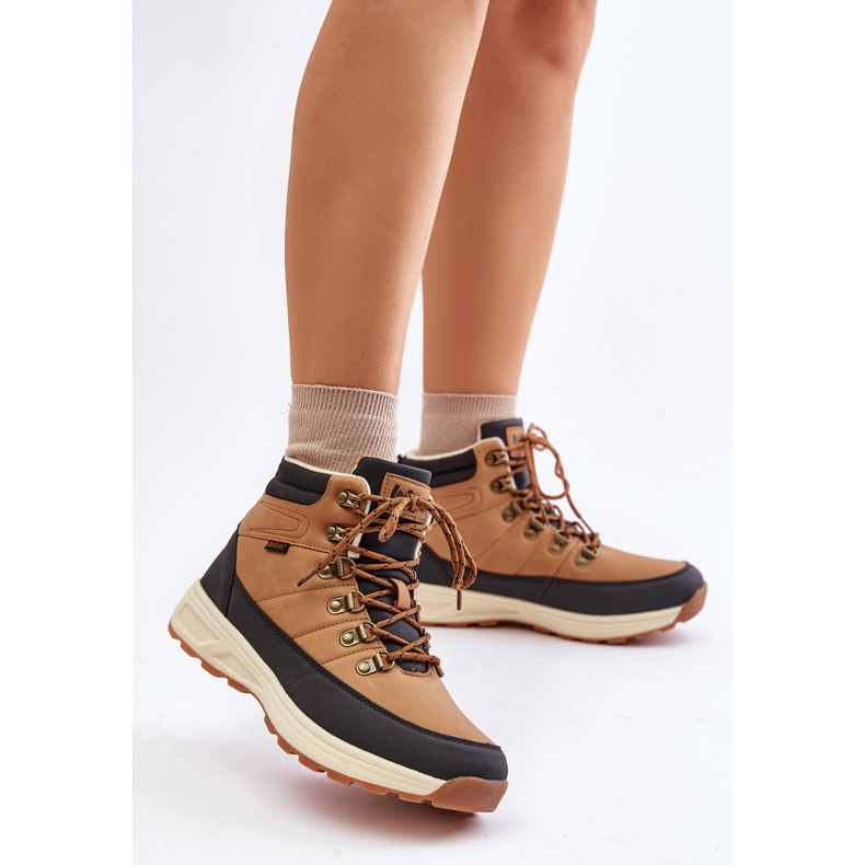 Isolerade vandringskängor för män Lee Cooper LCJ-24-03-3035M Brun kamel 2