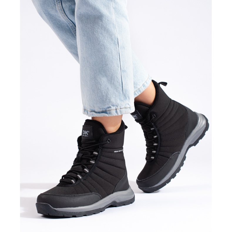 DK Aquaproof höga vandringsskor för kvinnor svart 1