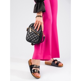 Svarta damrutschbanor med Shelovet-spännen 1