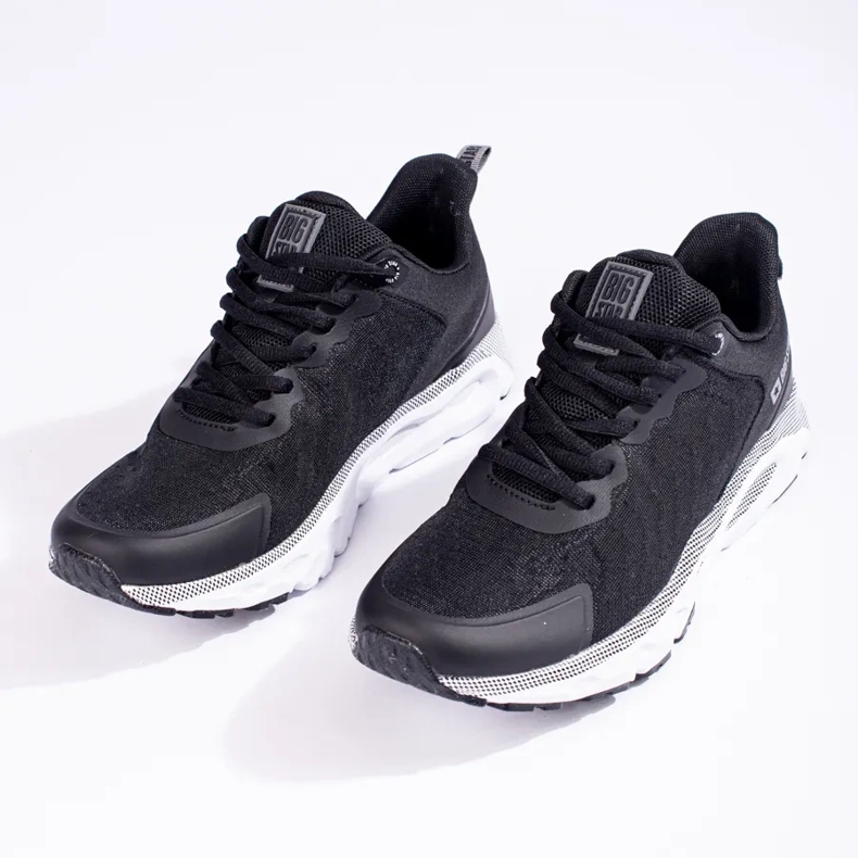 Svarta sportskor för män Big Star LL174096 Memory Foam 1