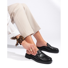 Svarta flipflops med tjock sula 1