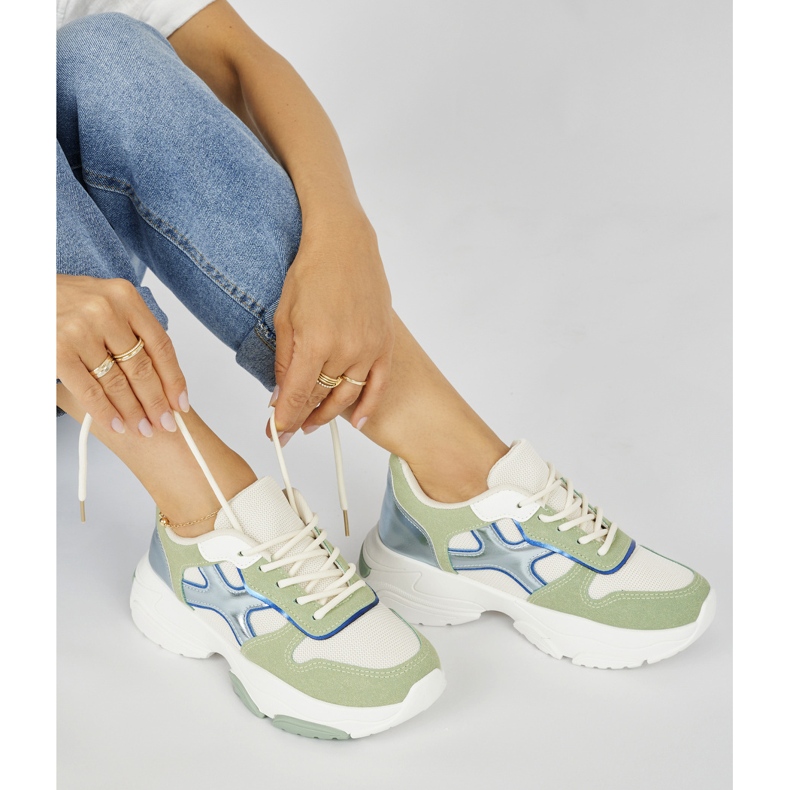 Seastar Gröna sneakers för kvinnor 1