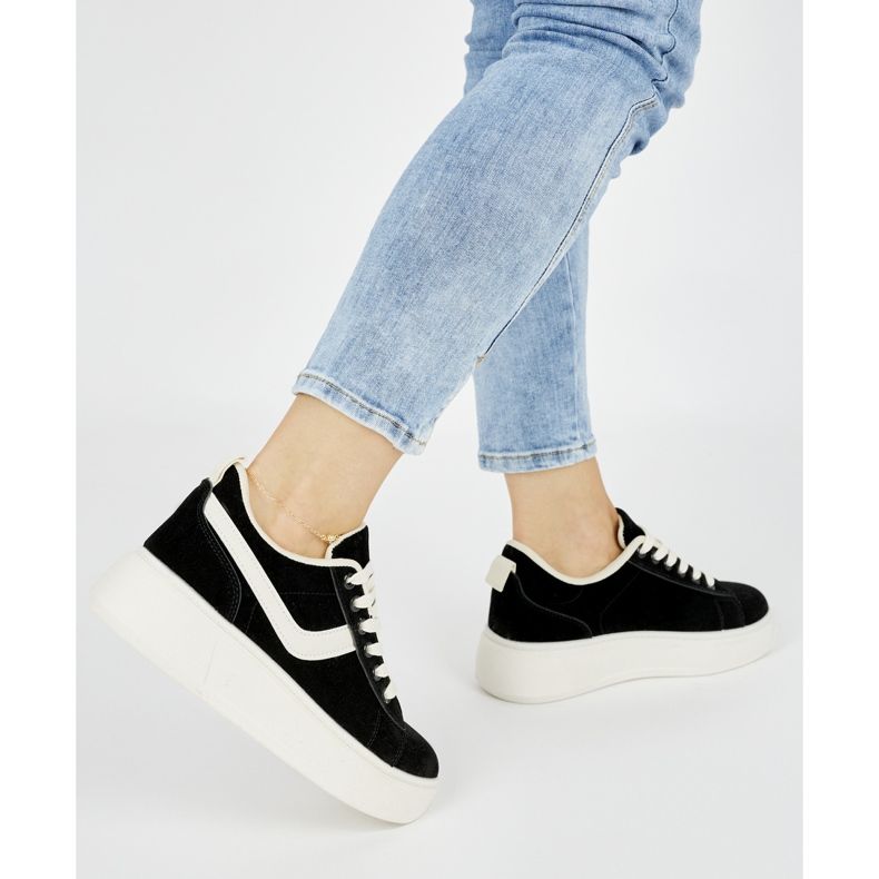 Svarta mockaskor för kvinnor 1