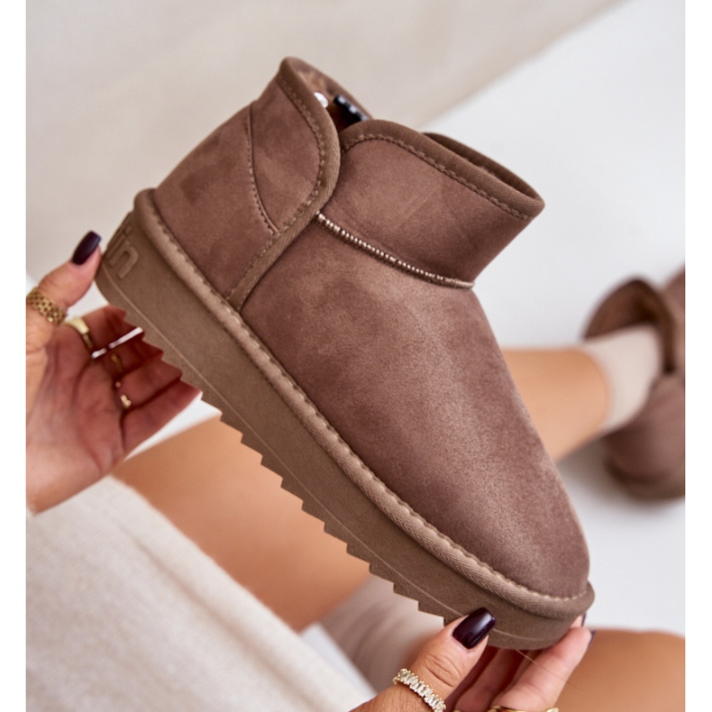 Snöskor för kvinnor D.Franklin DFSH370010 Taupe beige 2