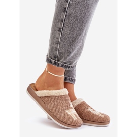 Damtofflor med ren och päls Inblu CT000034 Beige 1