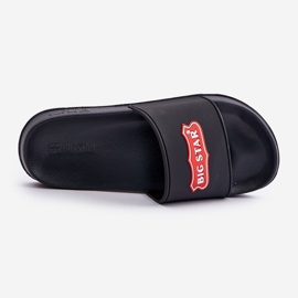 Herrflip-flops med Big Star Logo OO174028 Svart 1