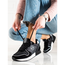 Sneakers för damer Big Star JJ274279 svart 1