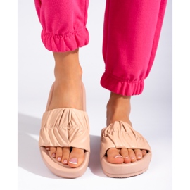 Beige damflipflops 1