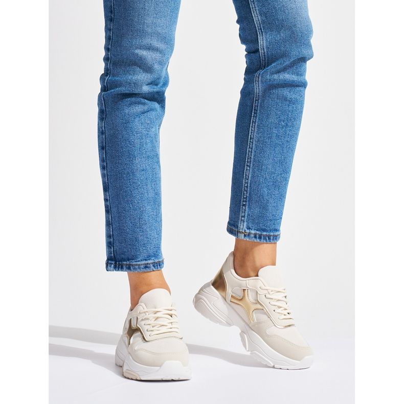 Seastar Beige sneakers för kvinnor 2