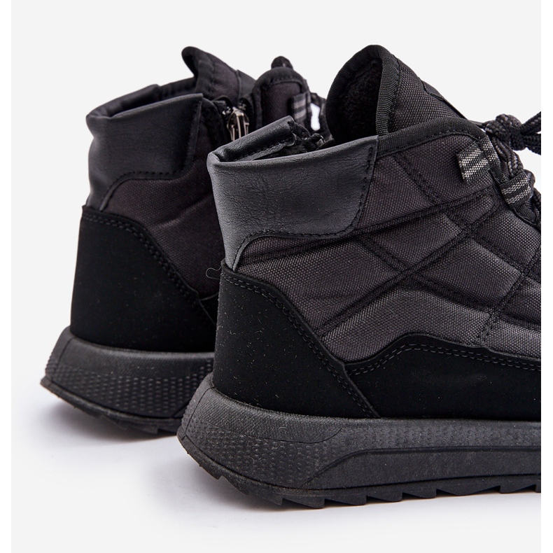 Isolerade vinterstövlar med snörning för män Progress PROGJ-24-153 Svart 2