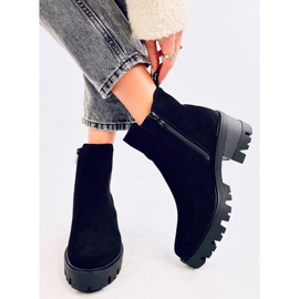 Ragga Svarta högklackade ankelboots 1