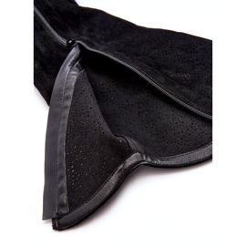 Genombrutna stövlar för kvinnor Svarta S.Barski HY66-132 4