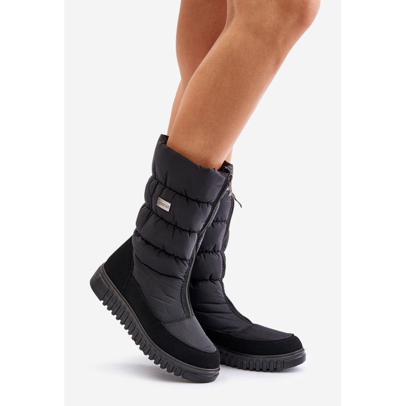 Varma snöstövlar för kvinnor Progress PROGJ-24-149 Svart 1
