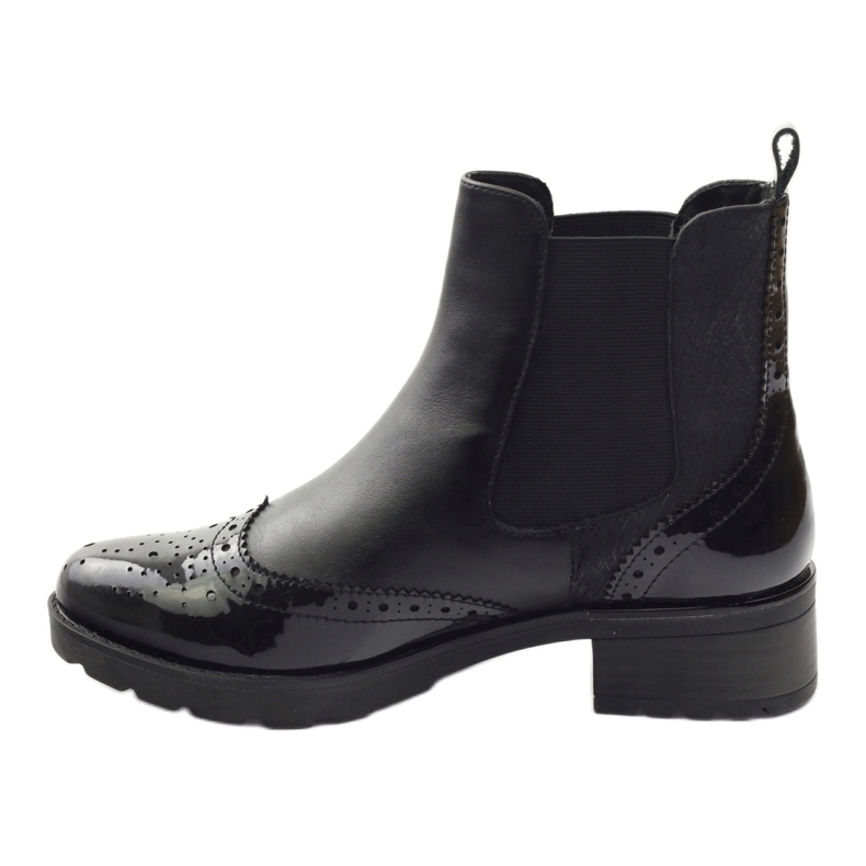 Caprice ankelboots Jodhpur stövlar damskor 25405 svart 2