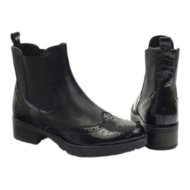 Caprice ankelboots Jodhpur stövlar damskor 25405 svart 3