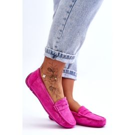 Confly Mockasiner i ekomocka för kvinnor, rosa 3