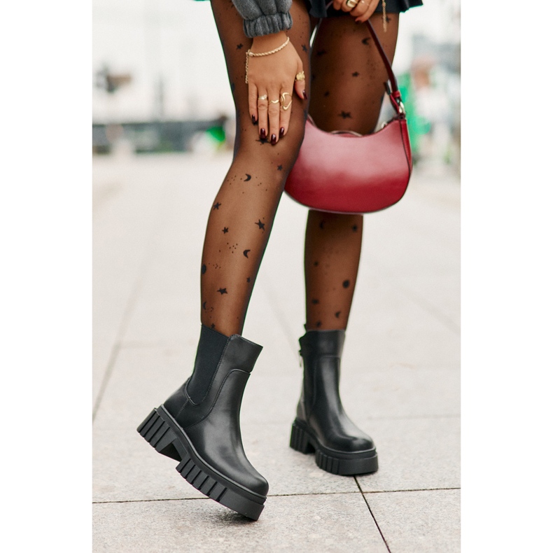 Isolerade Chelsea Boots Med Dragkedja S.Barski HY42-975 Svart 1