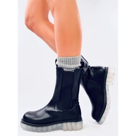 Troy Black högskurna Chelsea-stövlar svart 2