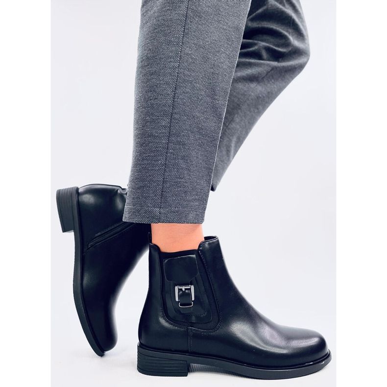 Boone Black Chelsea stövlar för kvinnor svart 1