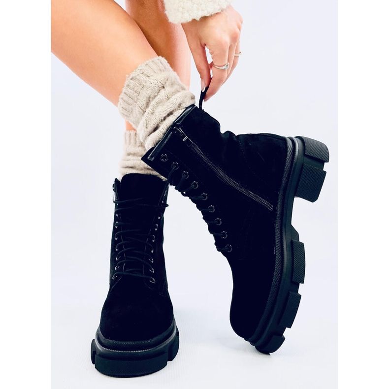 Dazy Black mocka arbetare svart 1