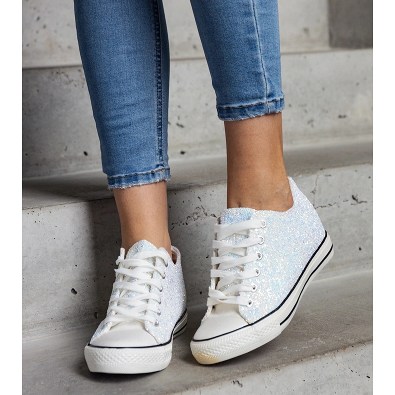 Jadwa glänsande höga sneakers mångfärgad 1