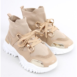Petra Khaki socksneakers beige 1