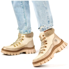 Isolerade damstövlar, beige CC-44CREM 1