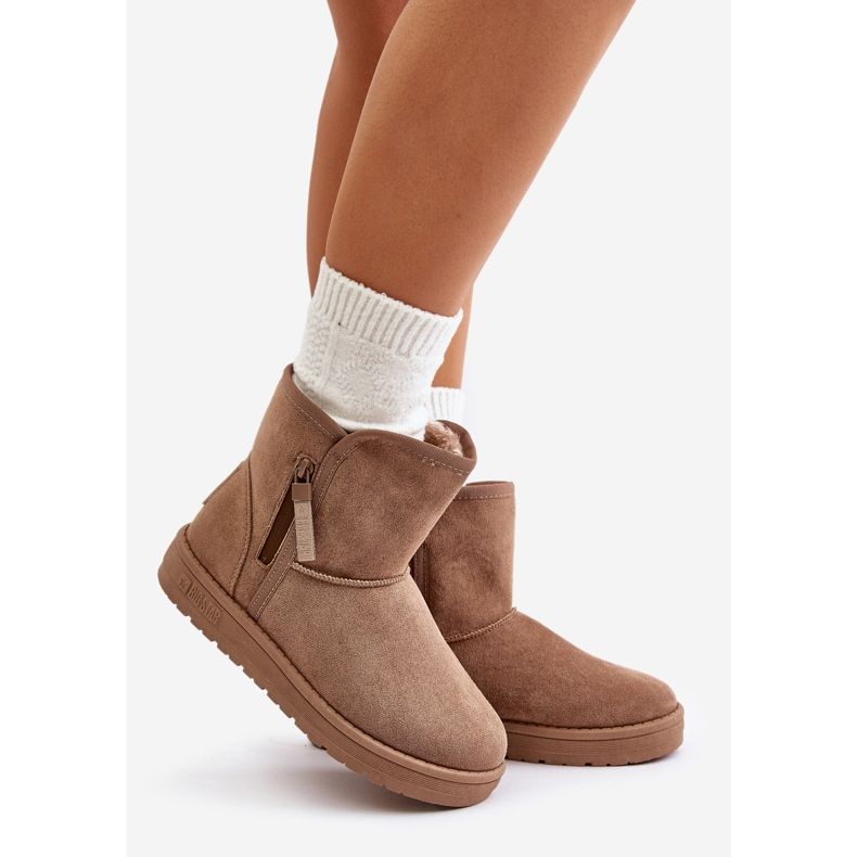 Big Star snöstövlar för kvinnor OO274A165 Beige 1