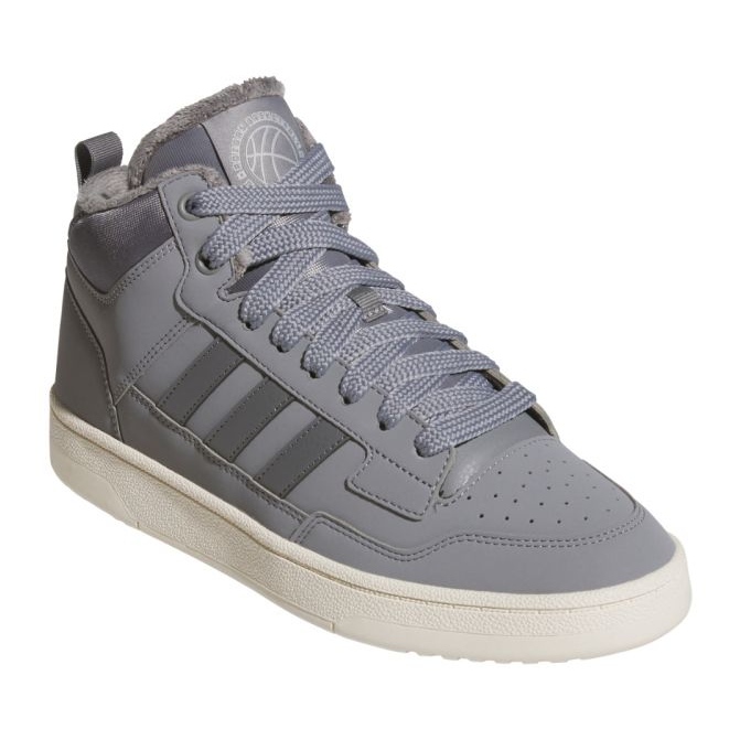 Adidas Rapid Court Mid Winterized JR0169 skor grå 1