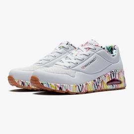 Skechers X Jgoldcrown Uno Loving Love skor 155506-WHT vit 1