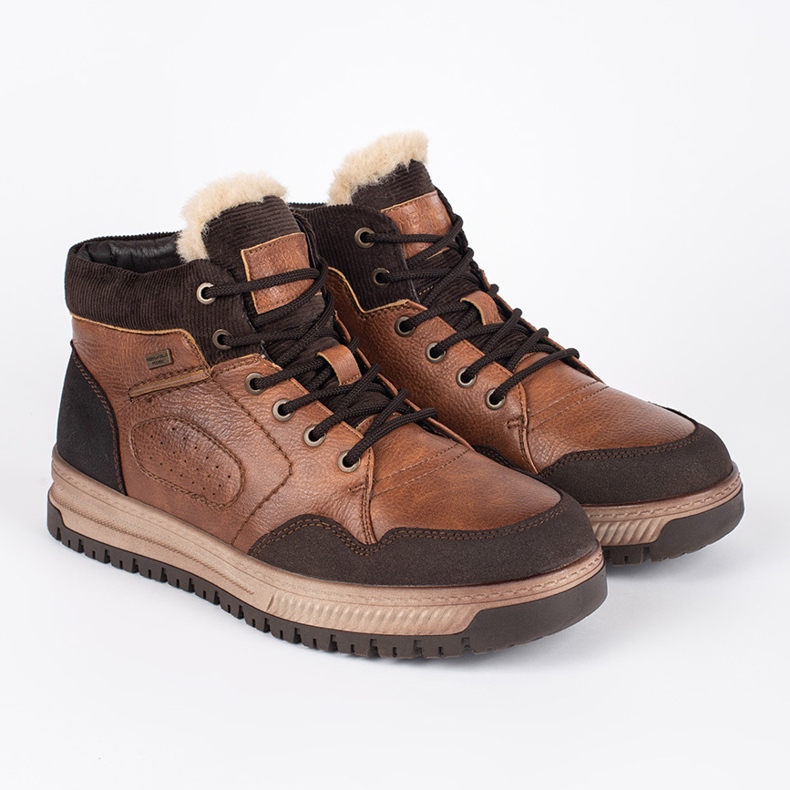 Isolerade höga vinterstövlar för män svart 1