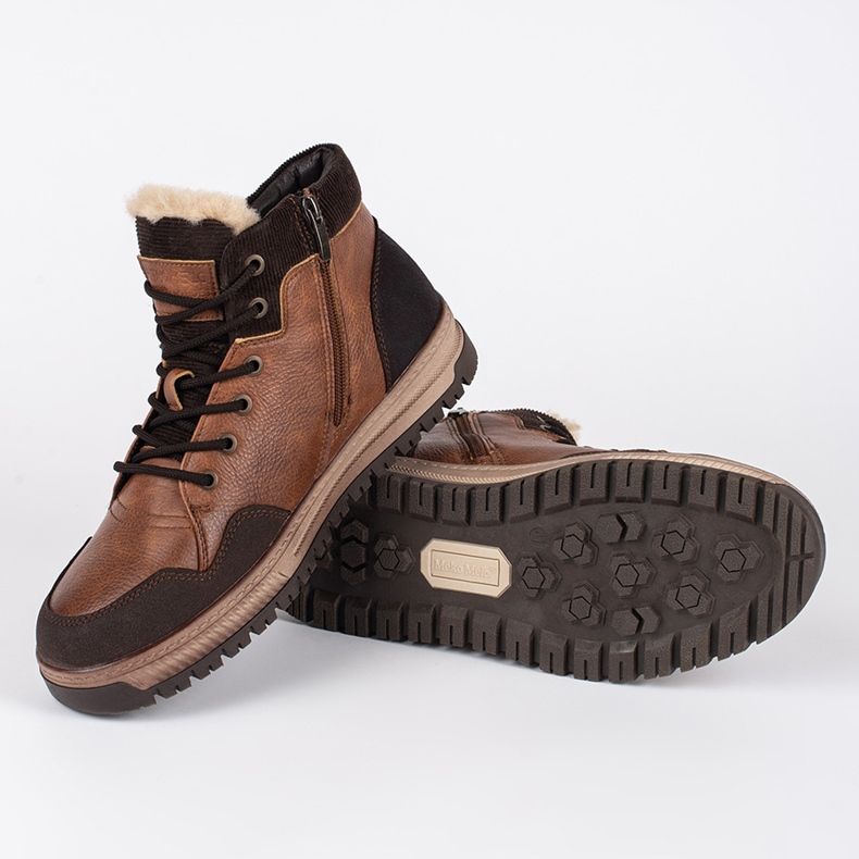 Isolerade höga vinterstövlar för män svart 2