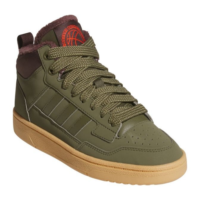 Adidas Rapid Court Mid Winterized JR2813 skor grön 1