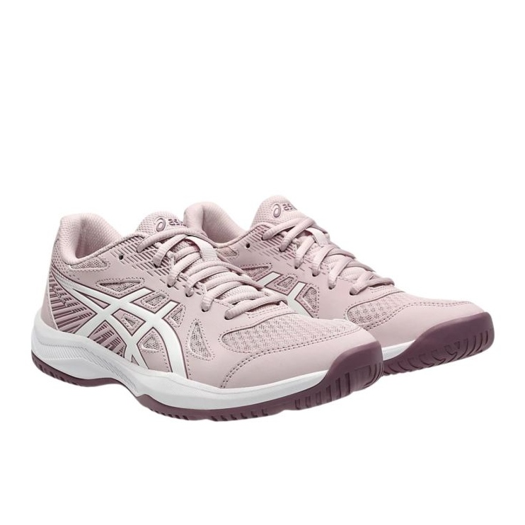 Asics Upcourt 6 volleybollskor 1072A107 700 rosa 1