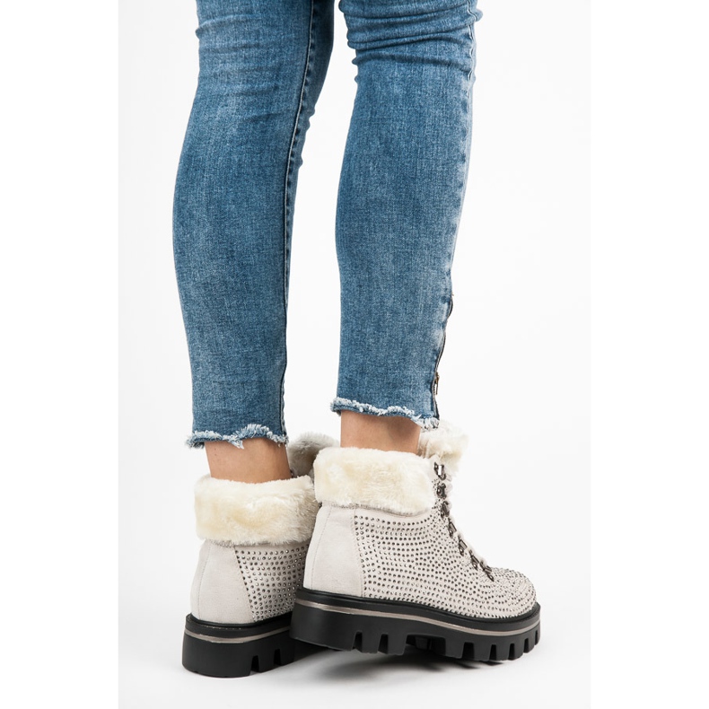 Kylie Snygga stövlar med skydd brun 2