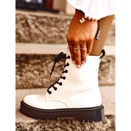 S.Barski Dam Stövlar Vit Kognito 2