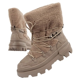 Lee Cooper LCJ-24-47-3149L snökängor beige 1
