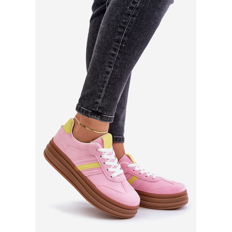 Platform Sneakers dam Rosa Dravinnia 1