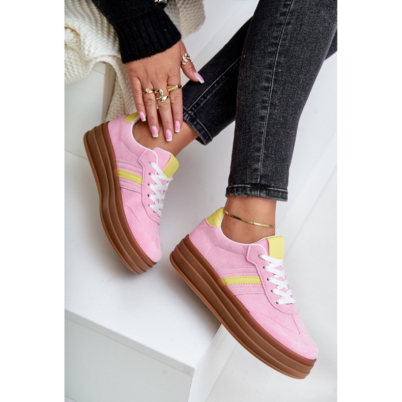 Platform Sneakers dam Rosa Dravinnia 2