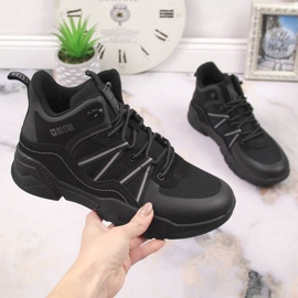 Big Star INT1784 höga sportskor svart 1