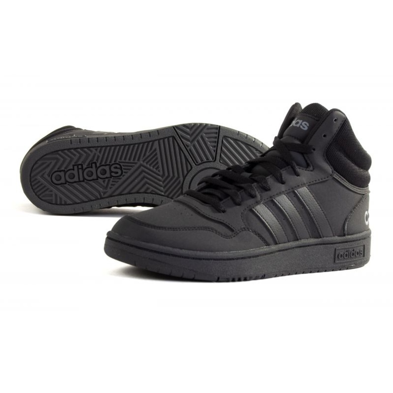 Adidas Hoops 3.0 Mid GV6683 skor svart 1