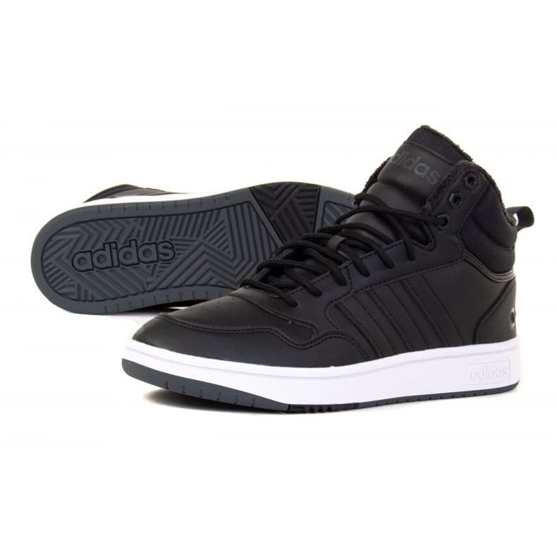 Adidas Hoops 3.0 Mid Wtr GZ6679 skor svart 1