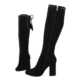 Svarta klassiska höga klackar 2