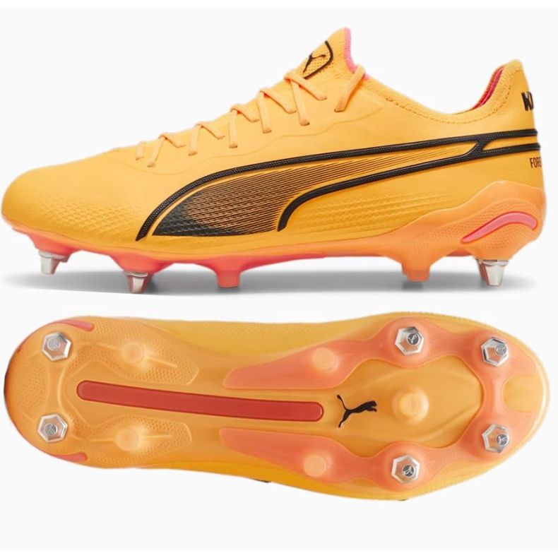 Puma King Ultimate MxSG 107562 04 skor orange 1