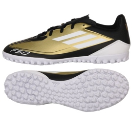 Adidas F50 Club Messi Tf M IG9330 skor gyllene 1